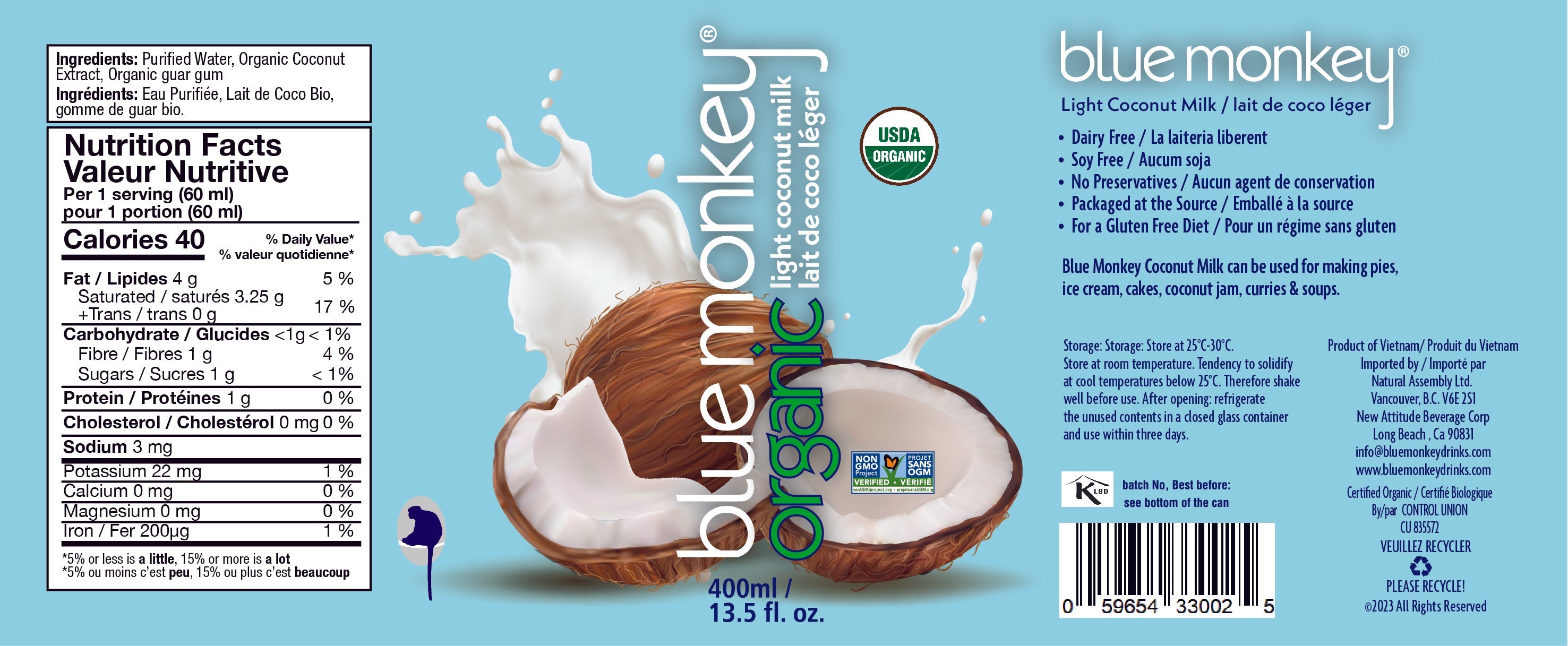 Light Coconut cream