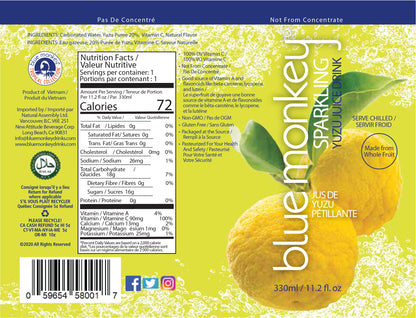 Sparkling YUZU Label